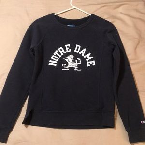 Notre Dame crew neck